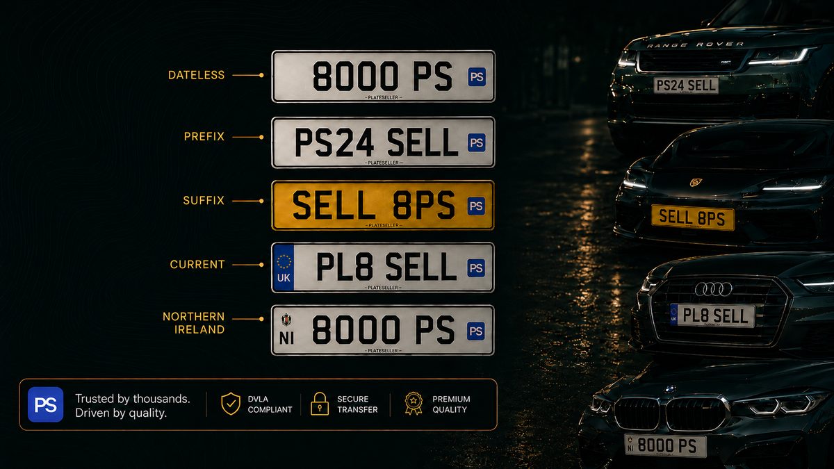 Private Number Plate Formats Explained